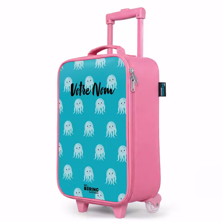 Valise enfant - Rose - Mignonne méduse — 8