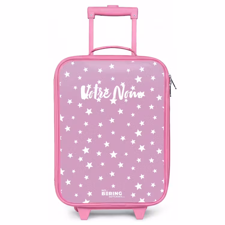 Valise enfant - Rose - Poussière d'étoiles — 1