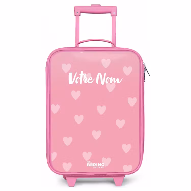 Valise enfant - Rose - Rythme cardiaque — 1