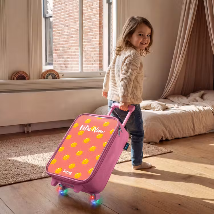 Valise enfant - Rose - Situation ensoleillée corail — 2