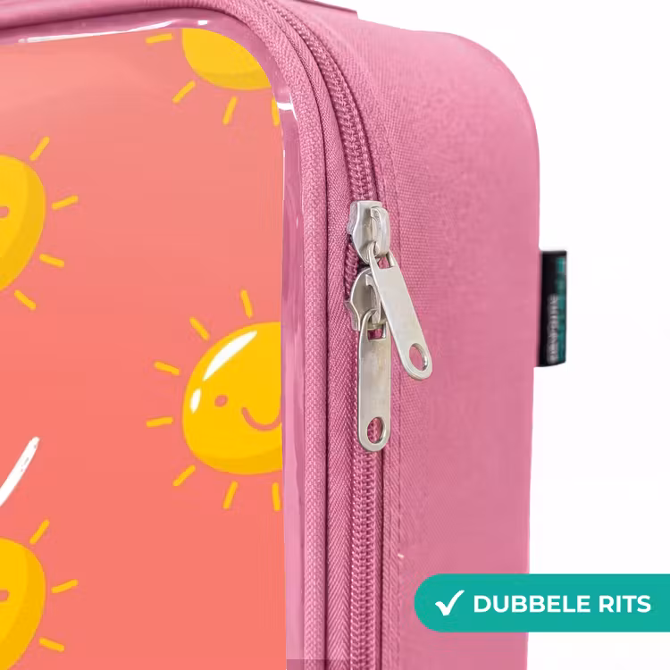 Valise enfant - Rose - Situation ensoleillée corail — 7