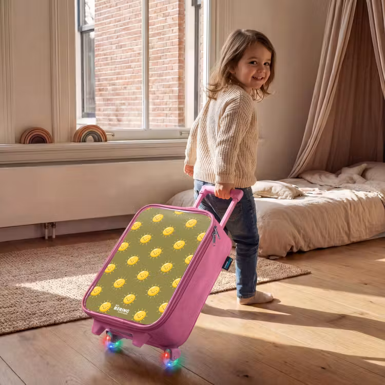 Valise enfant - Rose - Situation ensoleillée olive — 2