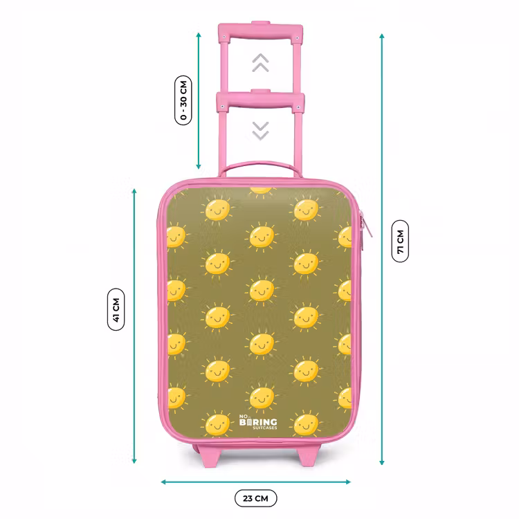 Valise enfant - Rose - Situation ensoleillée olive — 6