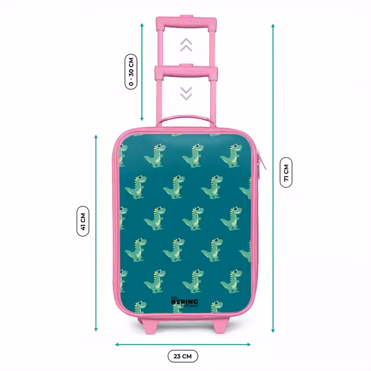 Valise enfant - Rose - Spécifications du tyranosaure — 6