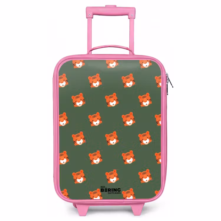 Valise enfant - Rose - Tigre turbulent — 1