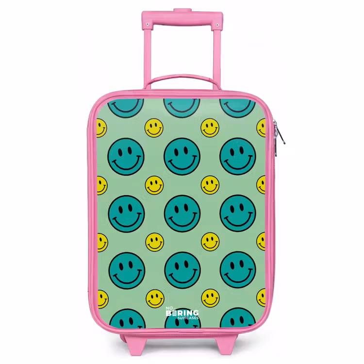 Valise enfant - Rose - Tous les sourires sont verts — 1