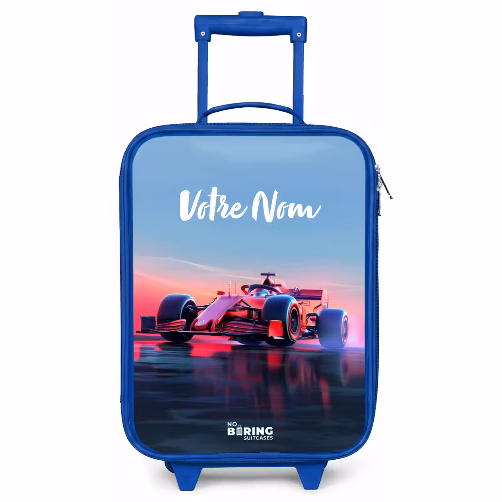 Valise enfant - Bleu - Coureur rouge — 1