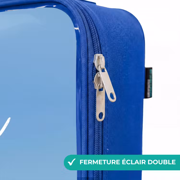 Valise enfant - Bleu - Coureur rouge — 7