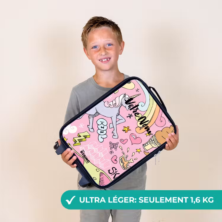 Valise enfant - Gribouillis de licorne — 2