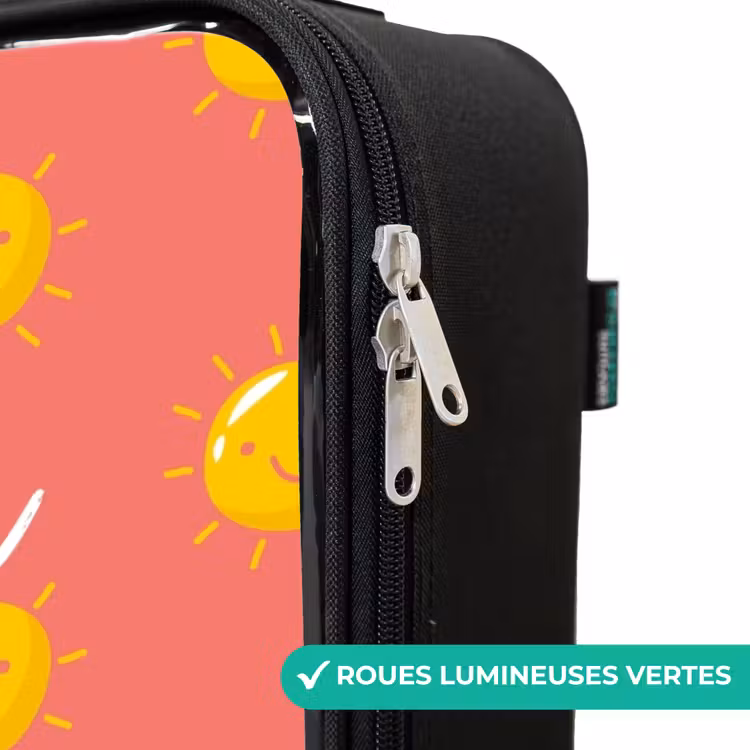 Valise enfant - Situation ensoleillée corail — 6