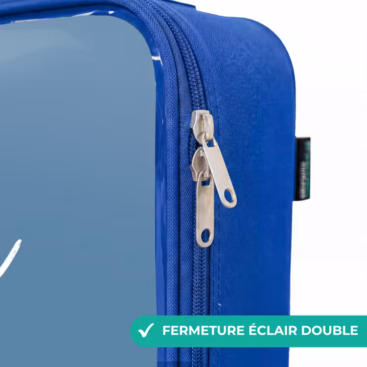 Valise enfant - Bleu - Voiture de police éblouissante — 7