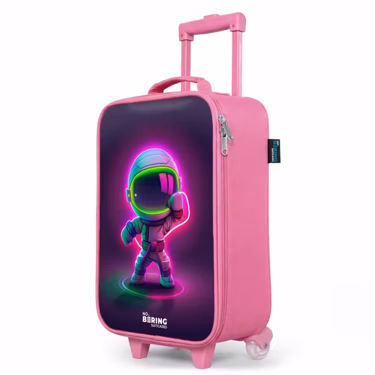 Valise enfant - Rose - Espace karaté néon — 8