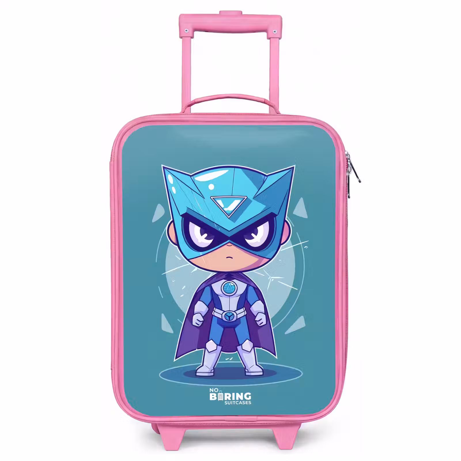 Valise enfant - Rose - Tornade turquoise — 1