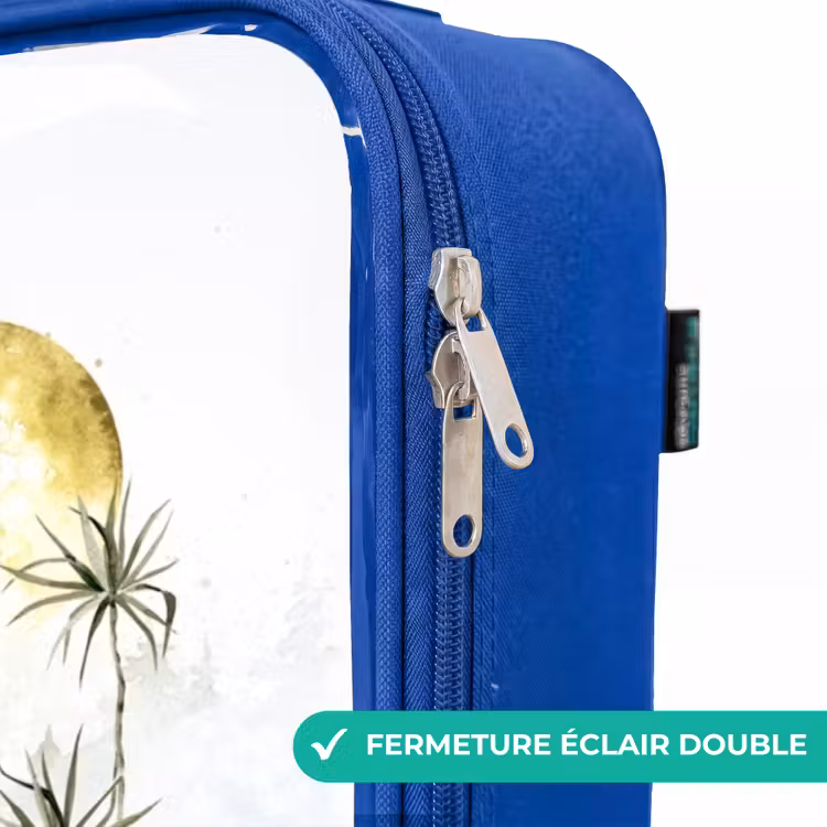Valise enfant - Bleu - Aventure en alpaga — 7