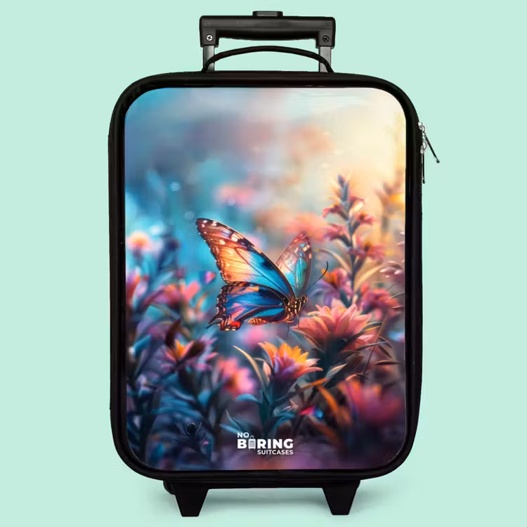 Valise enfant - Fleurs de papillon — 3