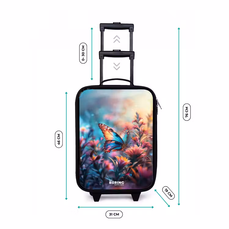 Valise enfant - Fleurs de papillon — 7