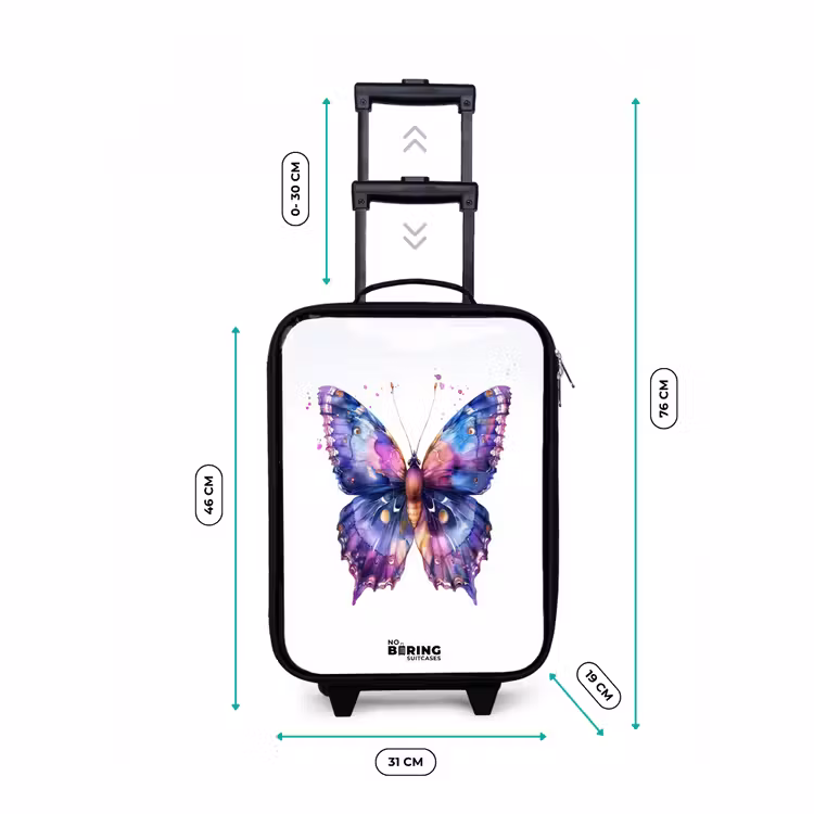 Valise enfant - Papillon violet — 7