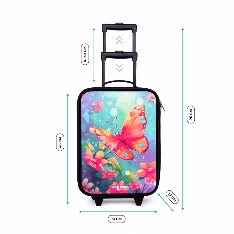 Valise enfant - Superbe papillon — 7