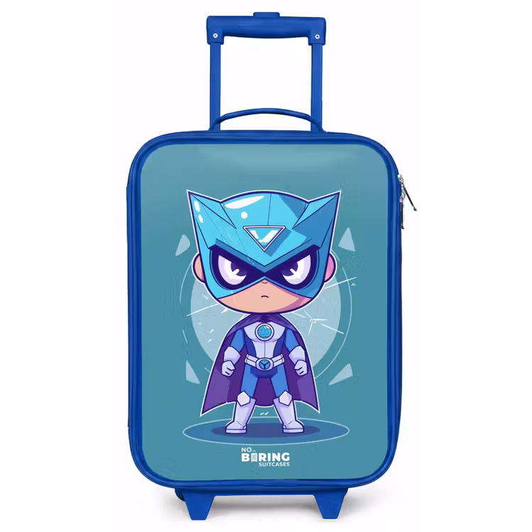 Valise enfant - Bleu - Tornade turquoise — 1