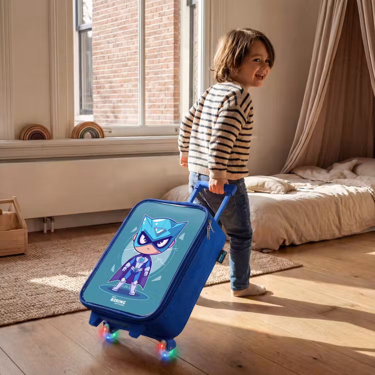 Valise enfant - Bleu - Tornade turquoise — 2
