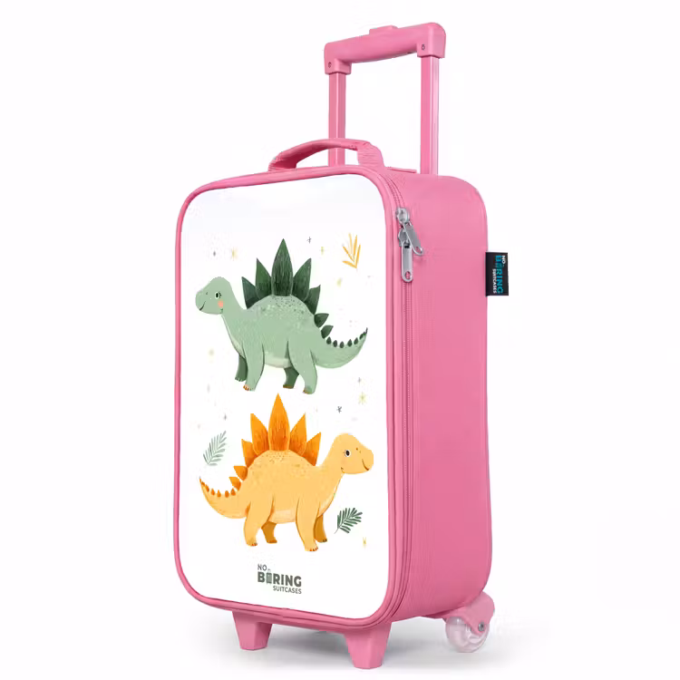 Valise enfant - Rose - Amis joyeux du stégosaure — 8
