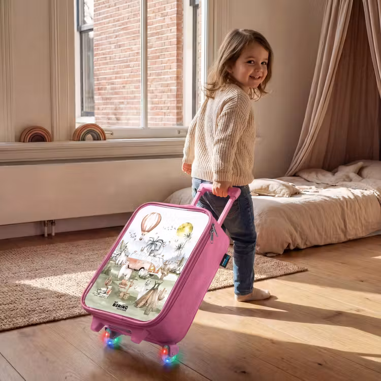 Valise enfant - Rose - Aventure en alpaga — 2
