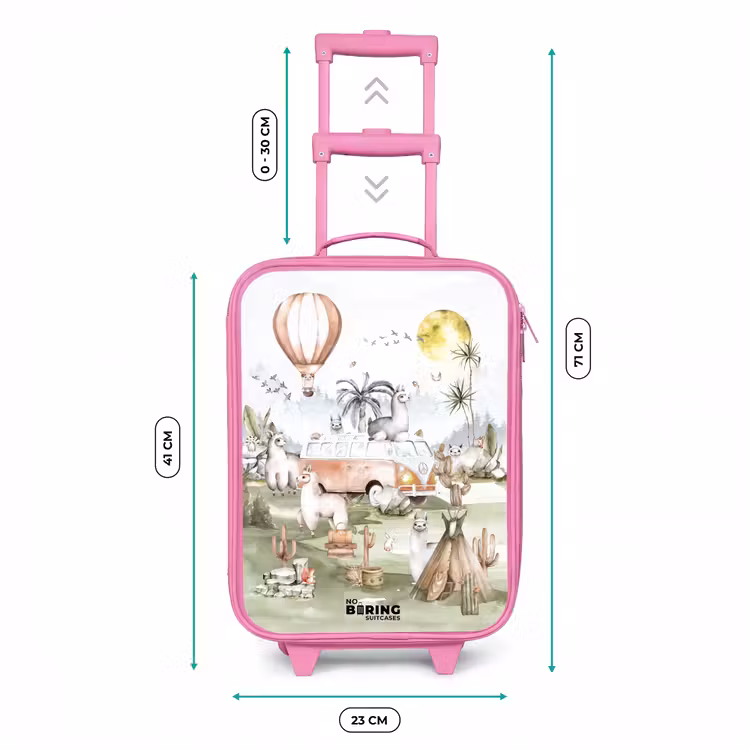 Valise enfant - Rose - Aventure en alpaga — 6