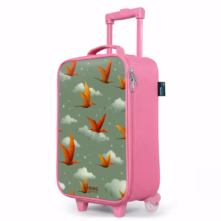 Valise enfant - Rose - Des ptérosaures volants parmi les étoiles — 8