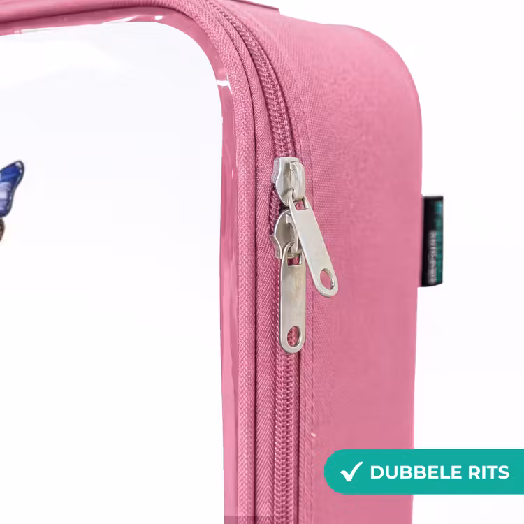 Valise enfant - Rose - Essaim de papillons — 7