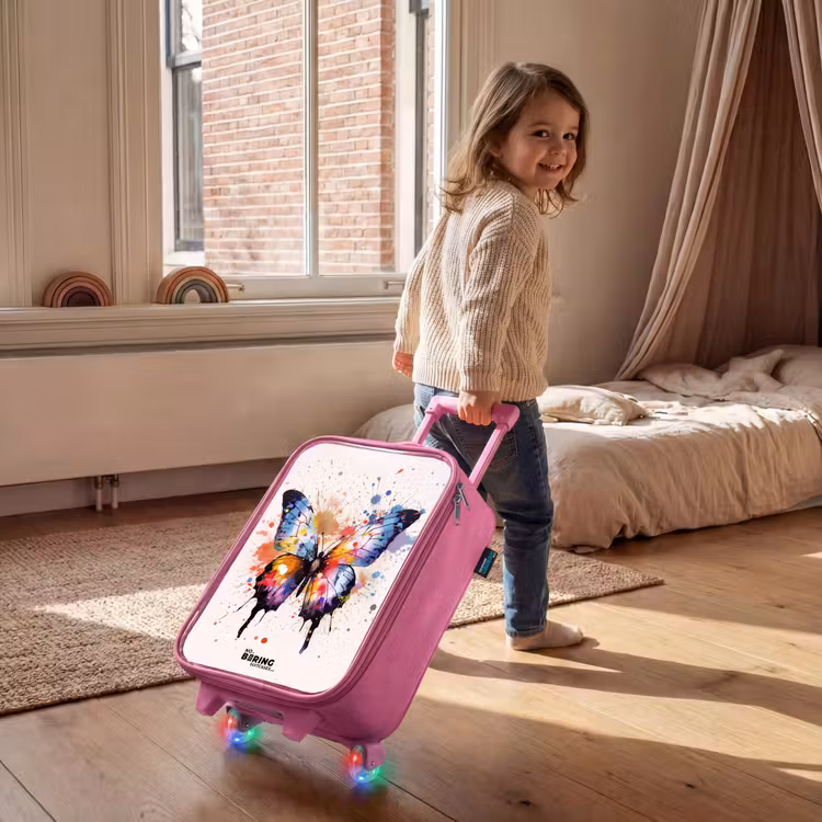 Valise enfant - Rose - Explosion du papillon — 2