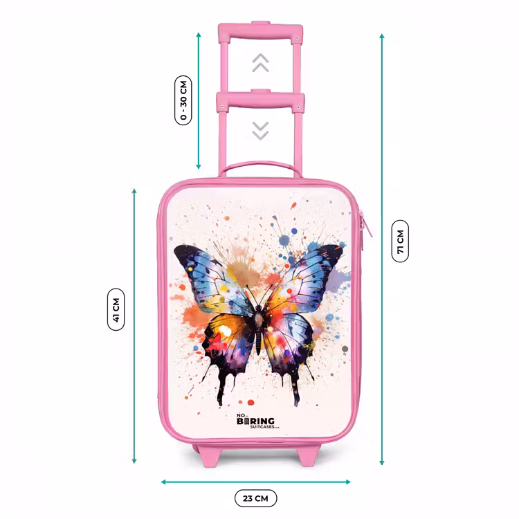 Valise enfant - Rose - Explosion du papillon — 6