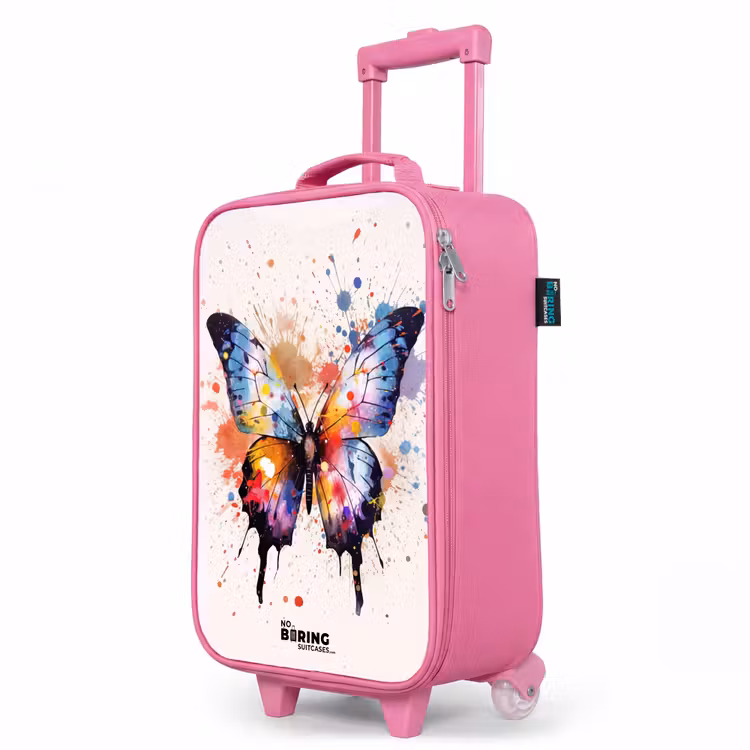 Valise enfant - Rose - Explosion du papillon — 8