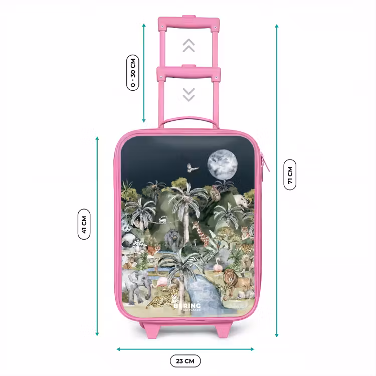 Valise enfant - Rose - La jungle dans l'alcool de contrebande — 6