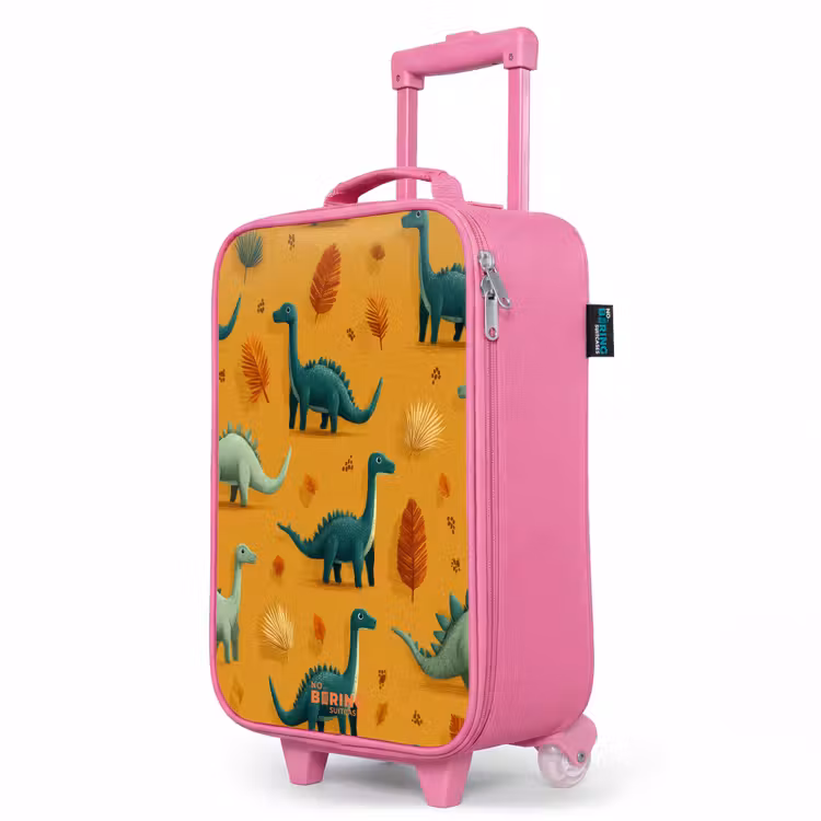 Valise enfant - Rose - Longs cous dans un paysage d'automne — 8