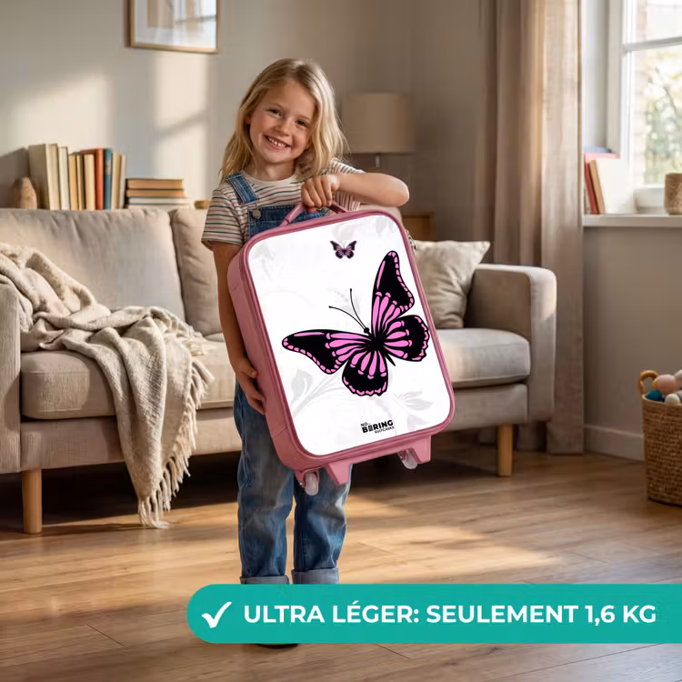 Valise enfant - Rose - Monarque magenta — 3