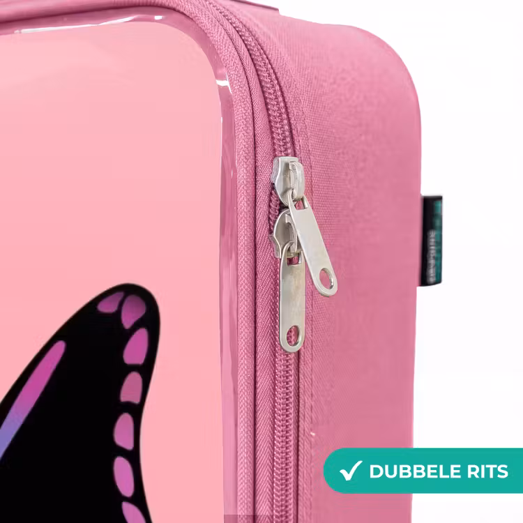 Valise enfant - Rose - Papillon Bubblegum — 7