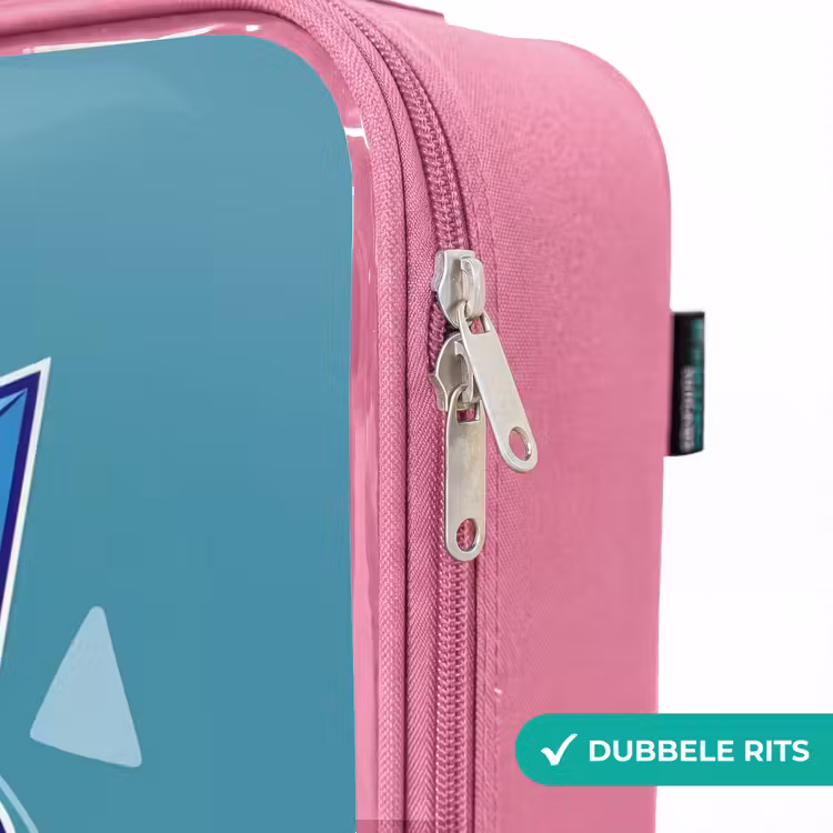 Valise enfant - Rose - Tornade turquoise — 7