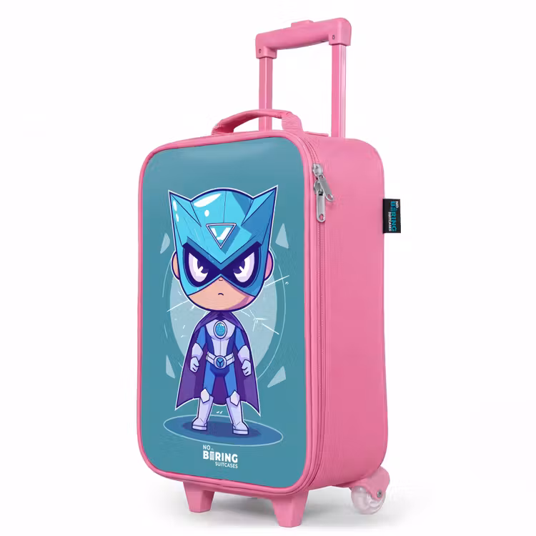 Valise enfant - Rose - Tornade turquoise — 8