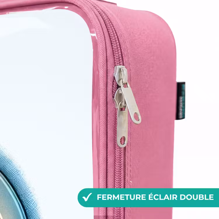 Valise enfant - Rose - Tortue sur une plage tropicale — 7