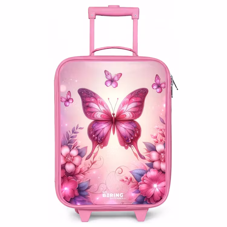Valise enfant - Rose - Vallée des papillons — 1
