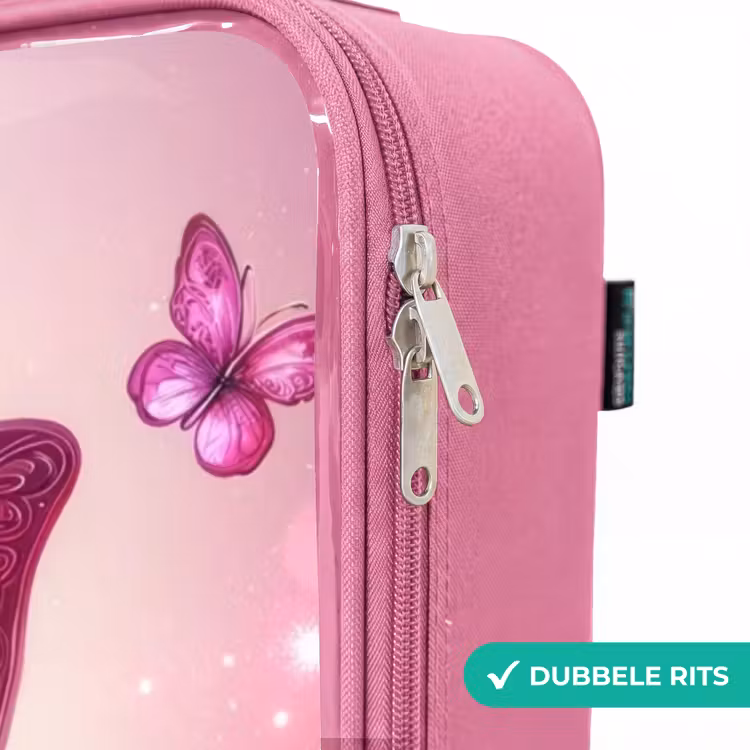 Valise enfant - Rose - Vallée des papillons — 7