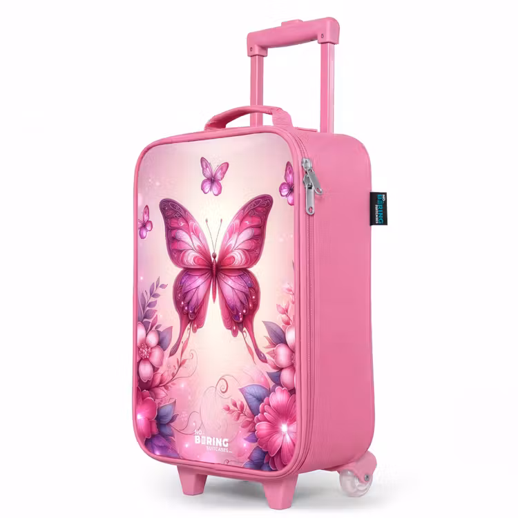 Valise enfant - Rose - Vallée des papillons — 8