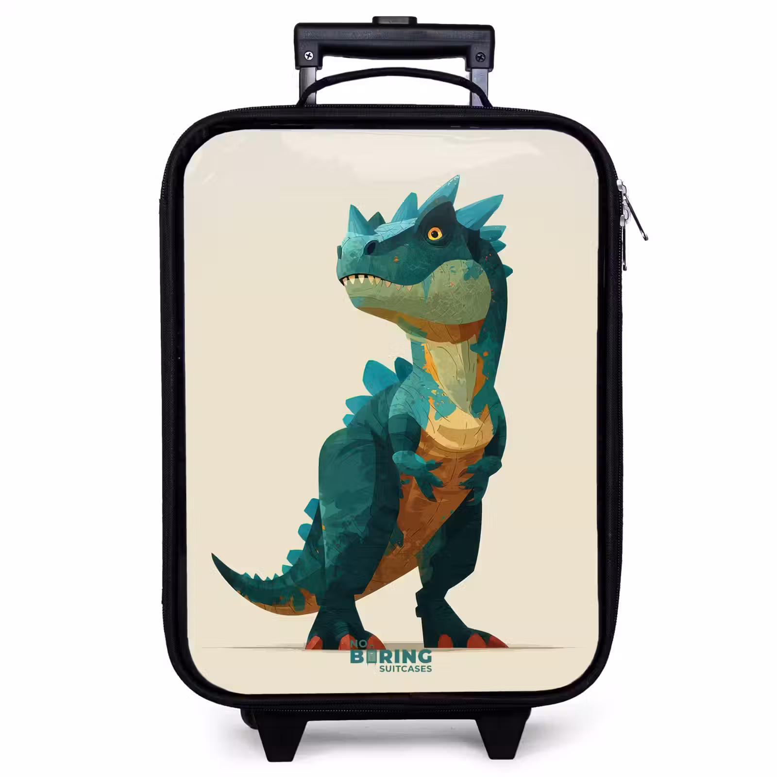 Valise enfant - Dinoïde cornu au regard acéré — 1