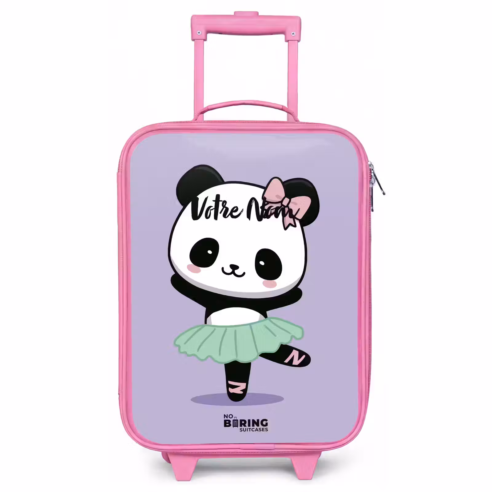Valise enfant - Rose - Kawai - Ballet - Panda — 1
