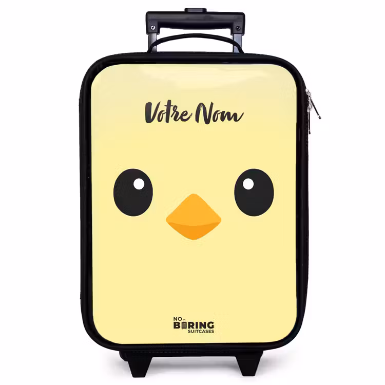 Valise enfant - Kawai - Chick - Jaune — 1