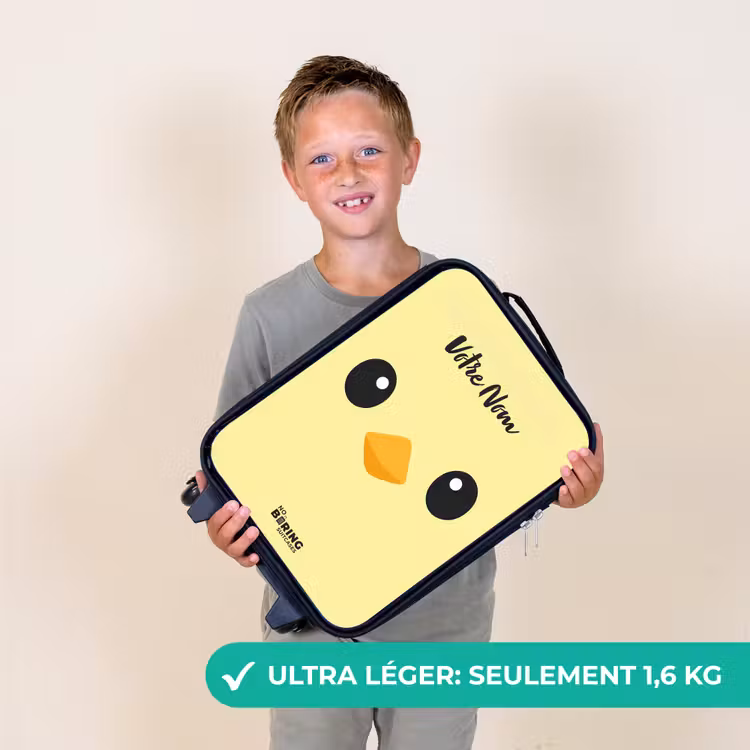 Valise enfant - Kawai - Chick - Jaune — 2