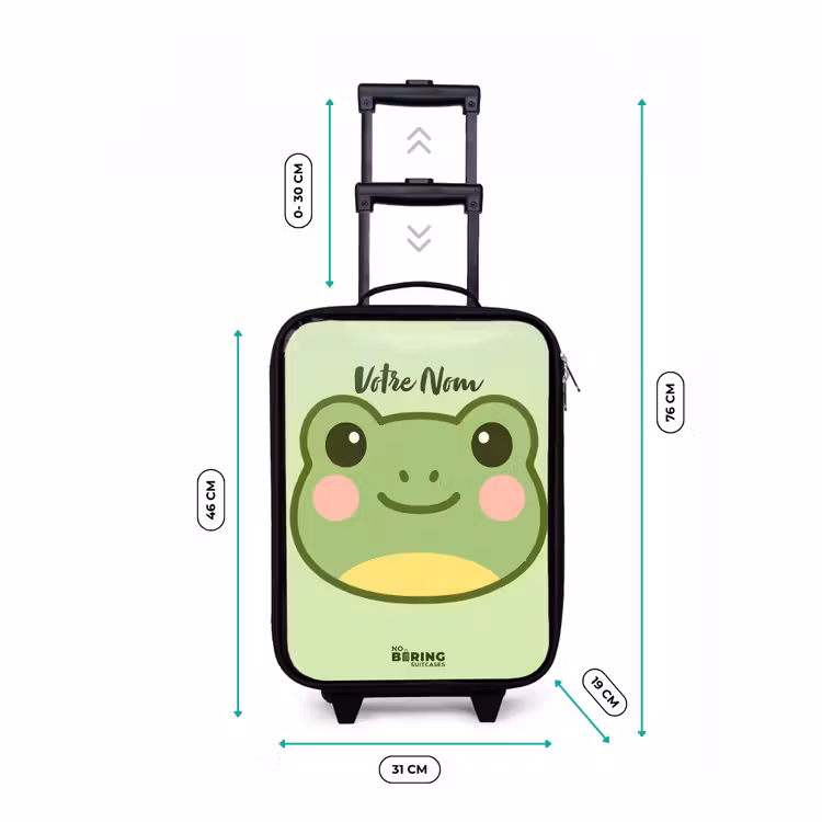 Valise enfant - Kawai - Grenouille - Vert — 7
