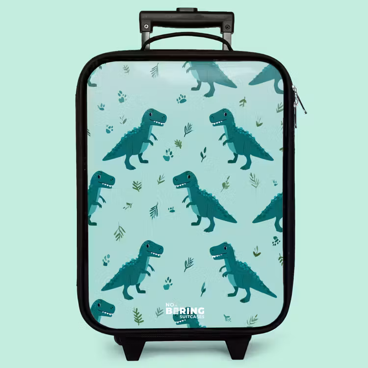 Valise enfant - T. rex amical entre les pistes — 3