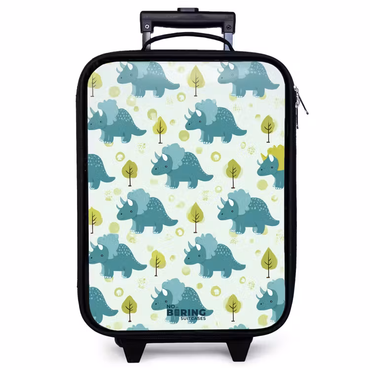 Valise enfant - Triceratops parmi les arbres — 1