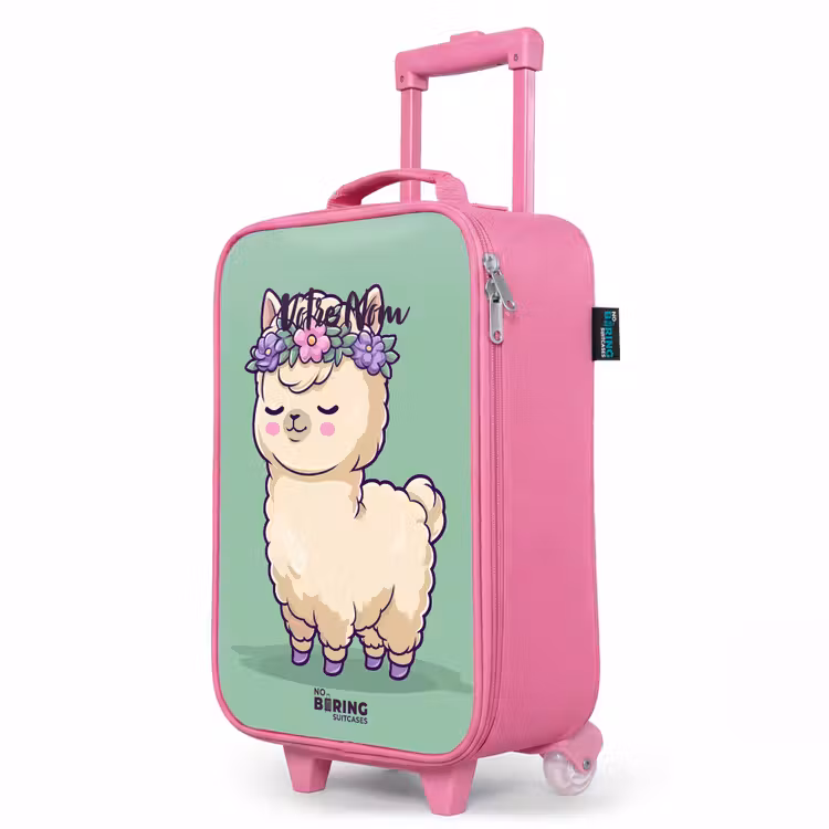 Valise enfant - Rose - Kawai - Alpaga - Vert — 8